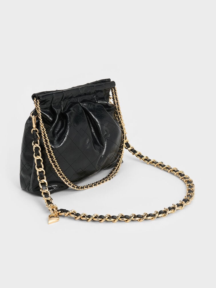 Duo Double Chain Square Bag