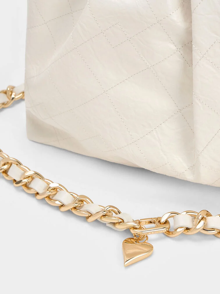 Duo Chain Handle Shoulder Bag