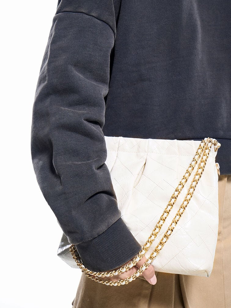 Duo Chain Handle Shoulder Bag