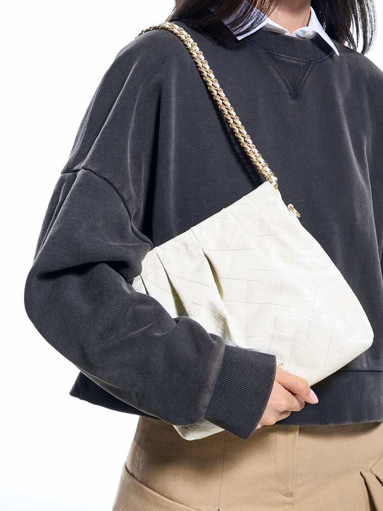 Duo Chain Handle Shoulder Bag