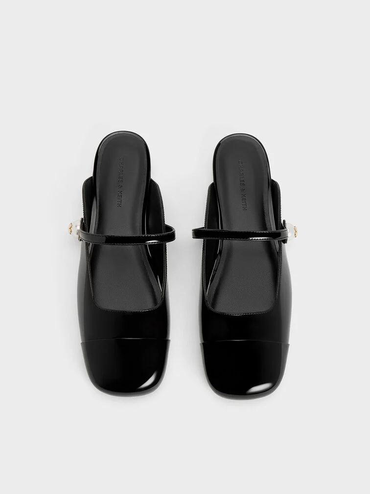 Aeryn Pearl Embellished Flat Mules