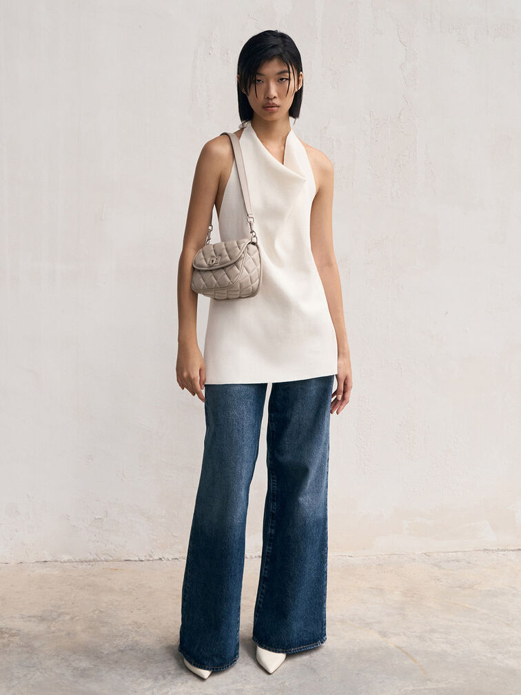 Cressida Quilted Foldover Crossbody Bag