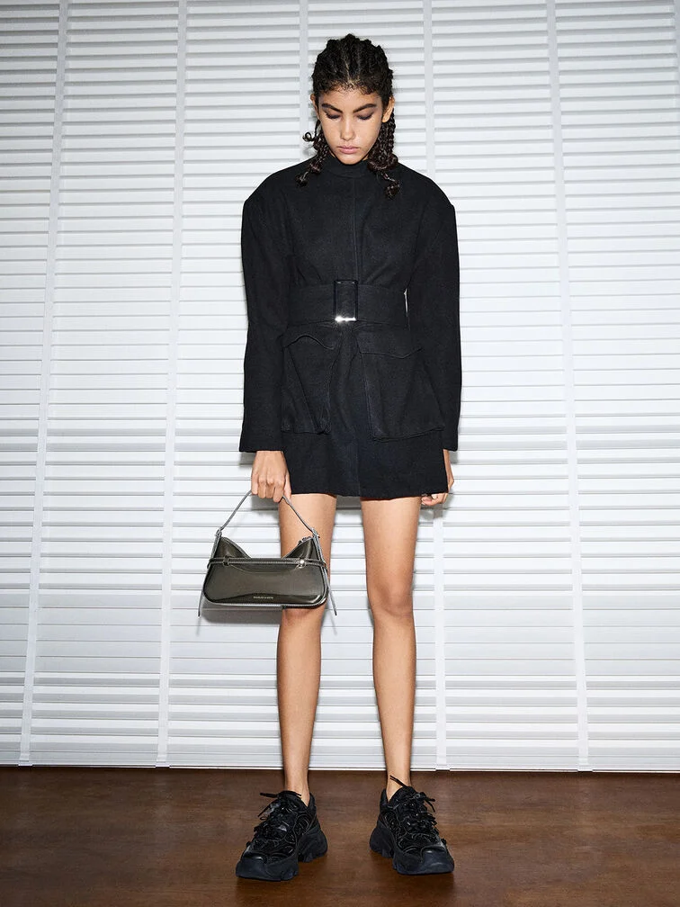 Sloane Trapezoid Shoulder Bag