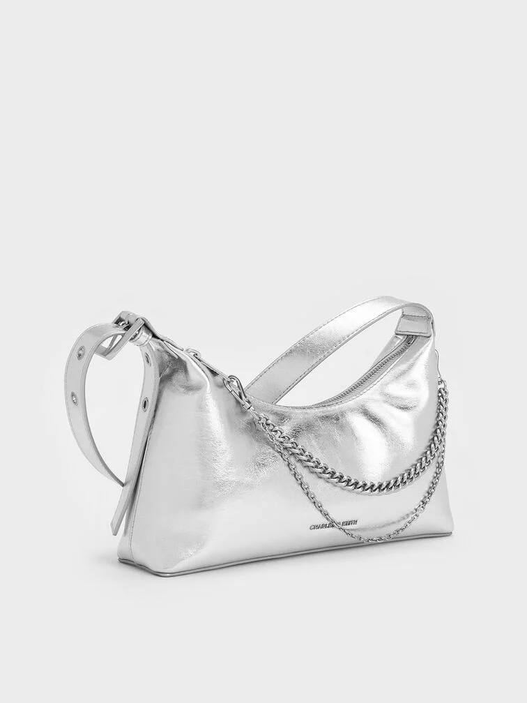 Atwood Chain-Embellished Shoulder Bag