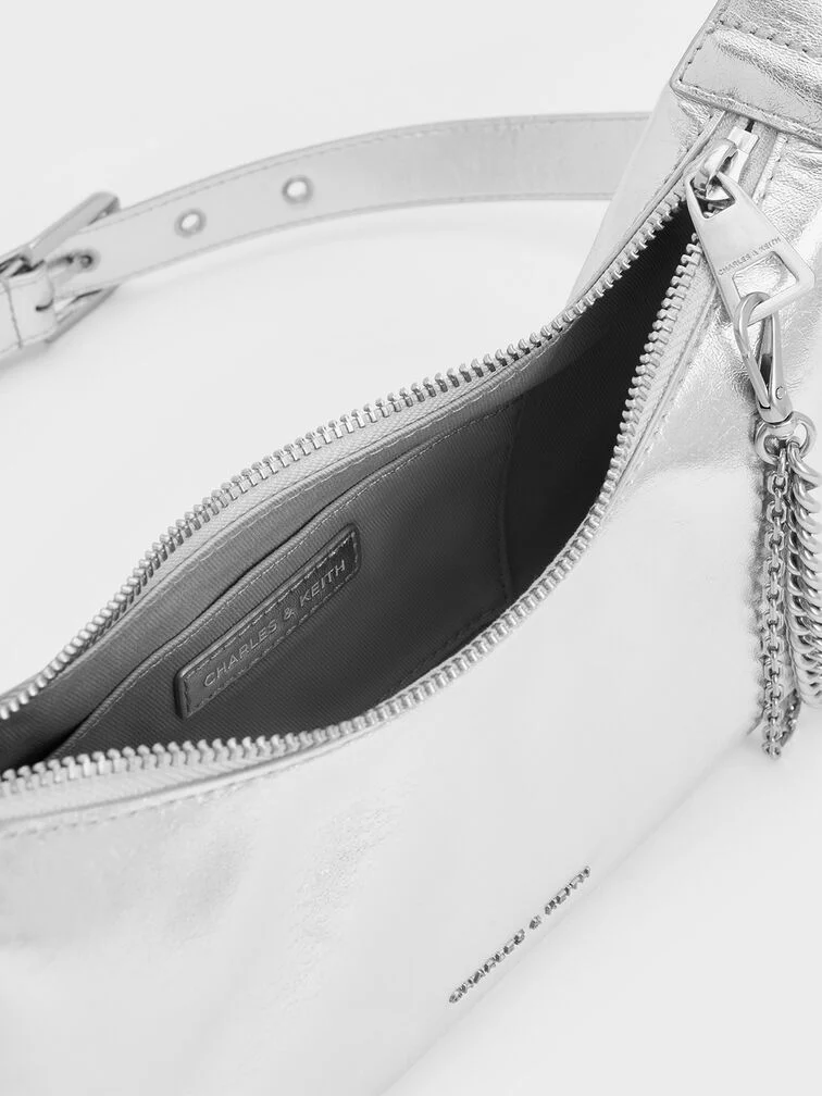 Atwood Chain-Embellished Shoulder Bag