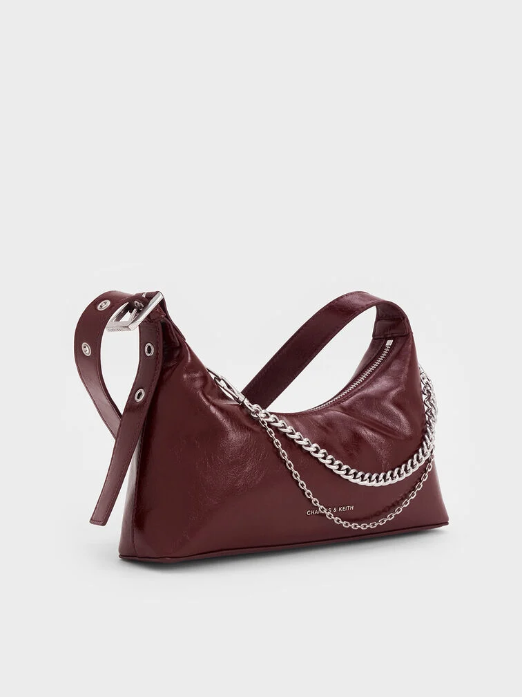 Atwood Chain-Embellished Shoulder Bag