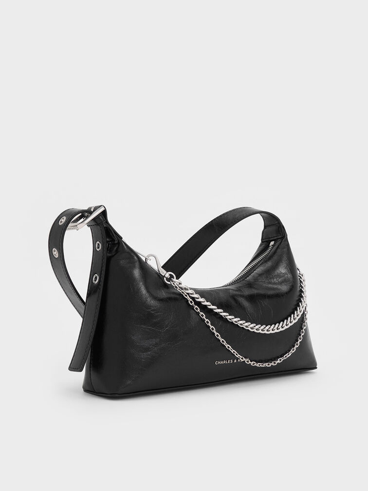 Atwood Chain-Embellished Shoulder Bag