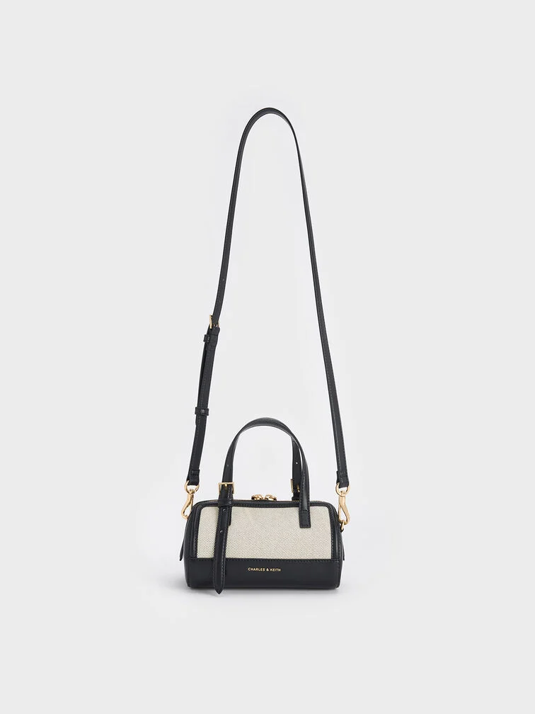 NEWEnola Canvas Two-Tone Bowling Bag