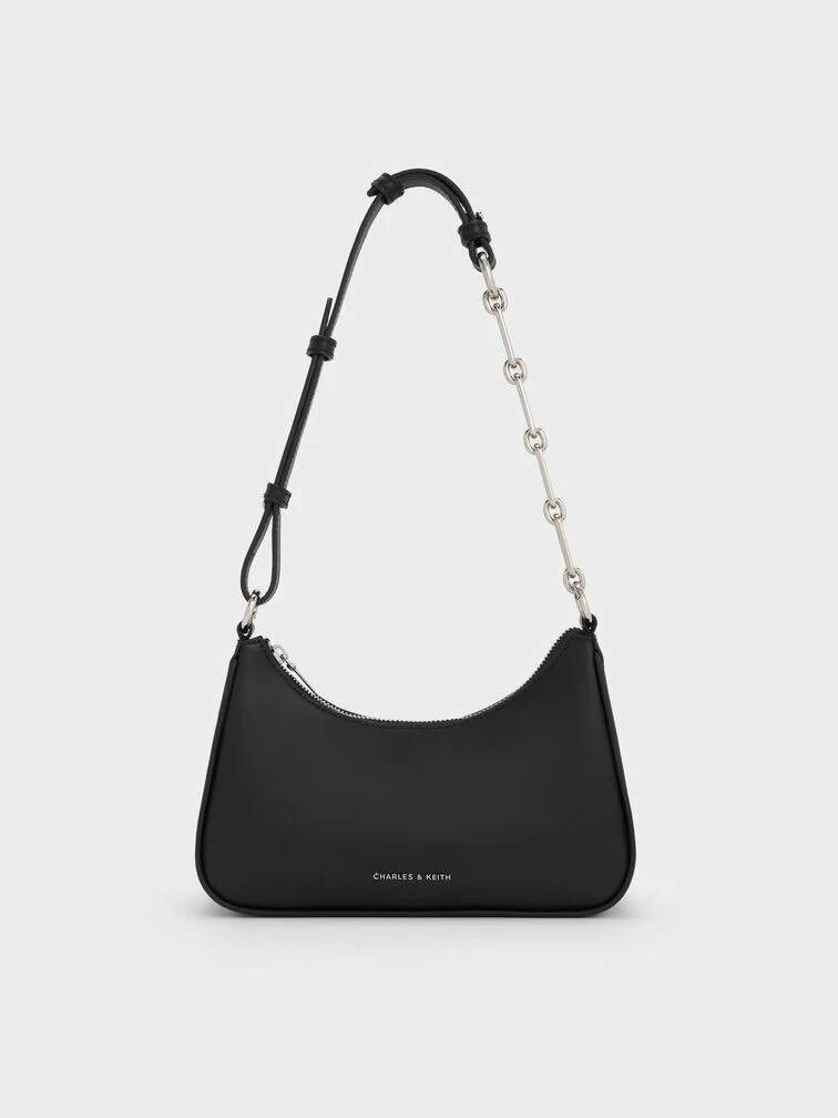 Lane Chain-Link Shoulder Bag