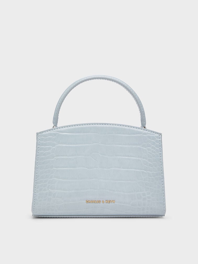 Aubrielle Croc-Effect Top Handle Bag