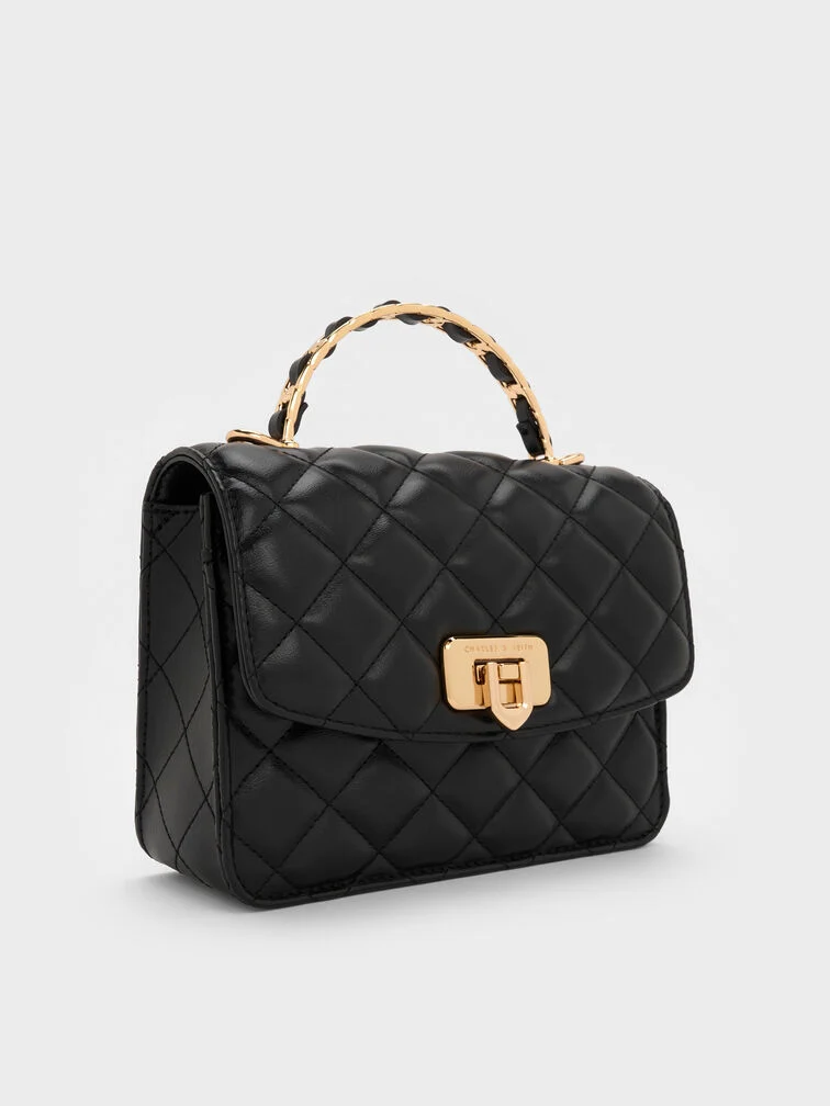 Cressida Quilted Rectangular Tote