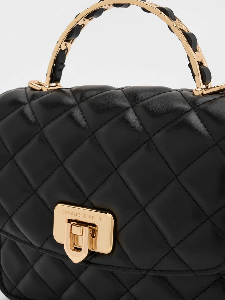 Cressida Quilted Rectangular Tote