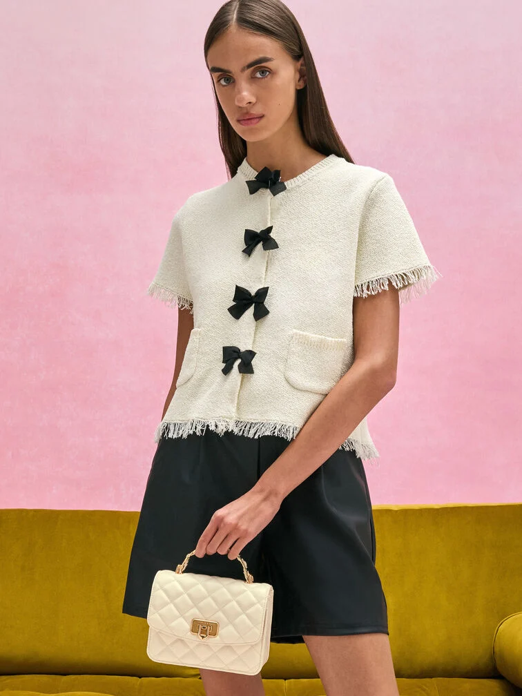 Cressida Quilted Rectangular Tote