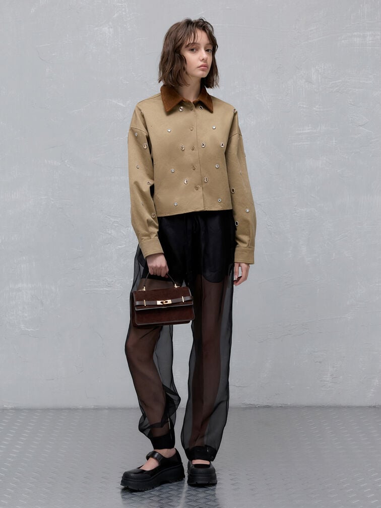 Arlet Belted Top Handle Bag