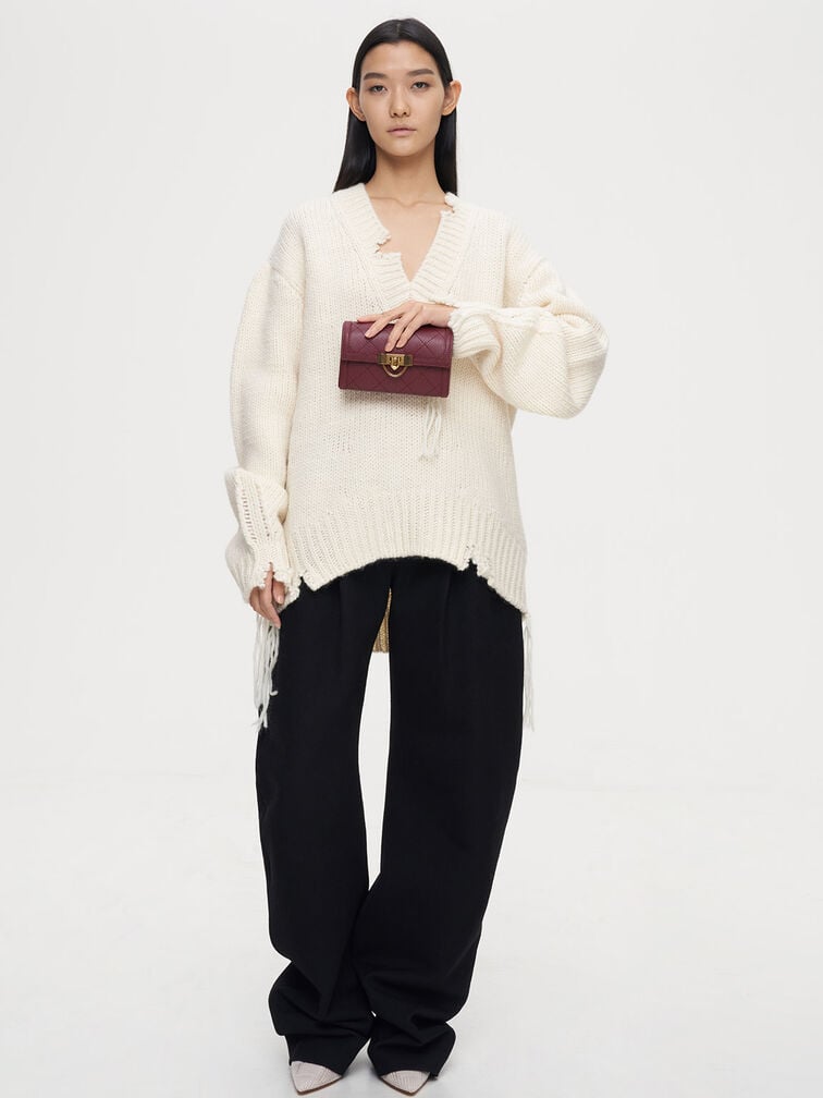 Tallulah Quilted Clutch Bag