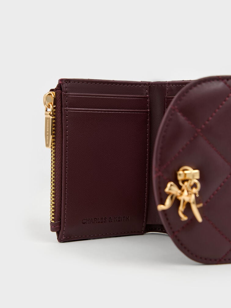 Arrietty Quilted Curved-Flap Wallet