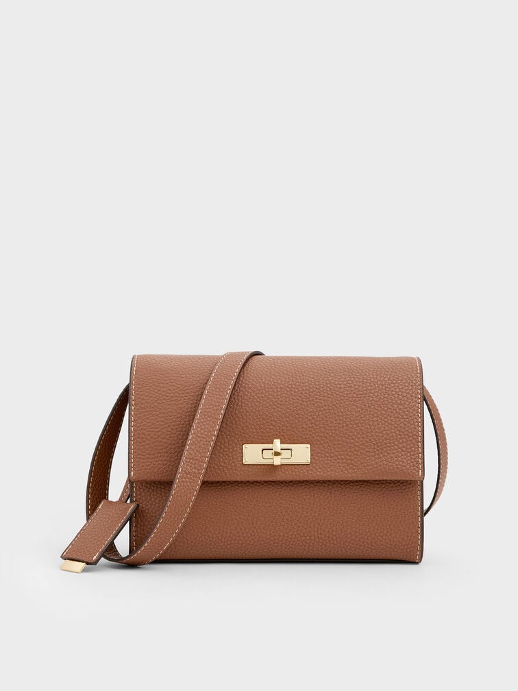 Chance Turn-Lock Crossbody Bag