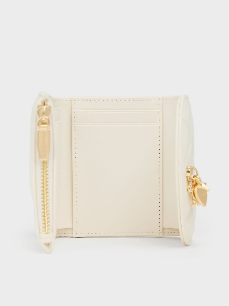 Arrietty Quilted Curved-Flap Wallet