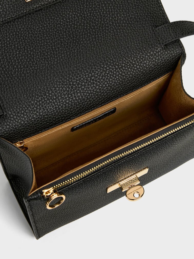 Chance Turn-Lock Crossbody Bag