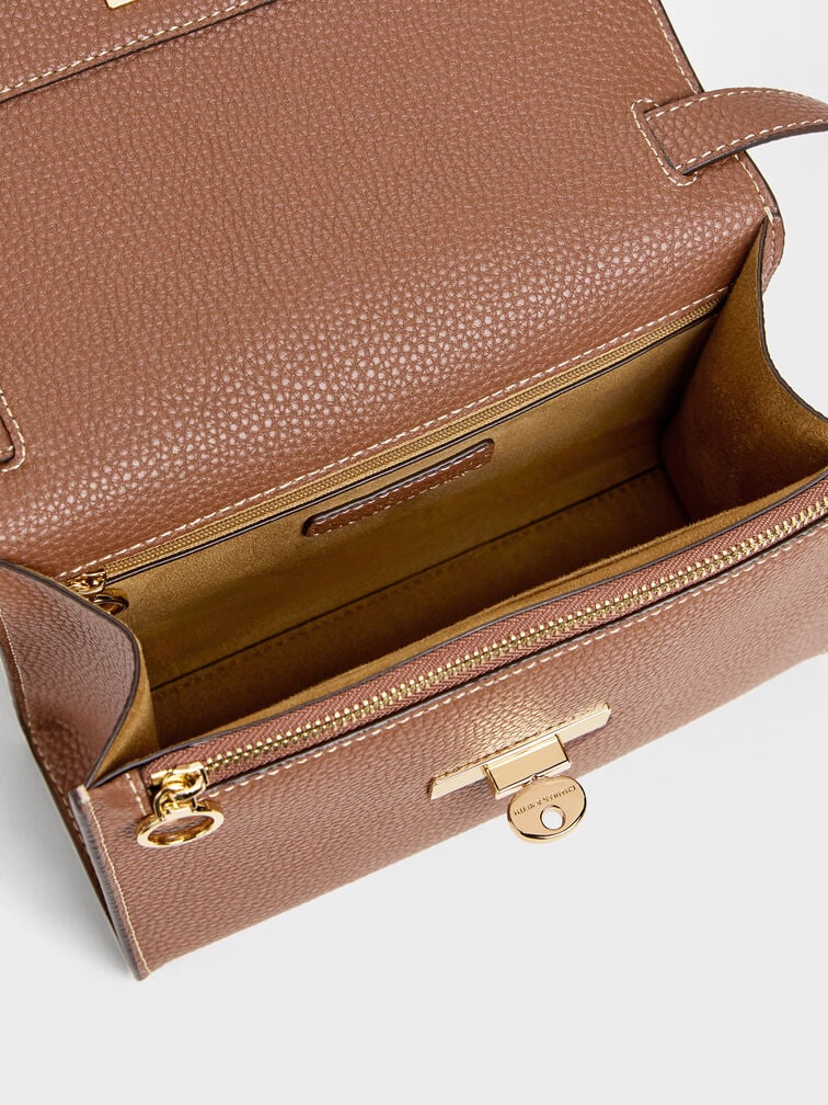 Chance Turn-Lock Crossbody Bag