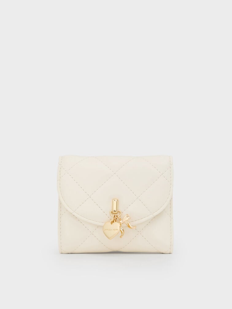 Arrietty Quilted Curved-Flap Wallet