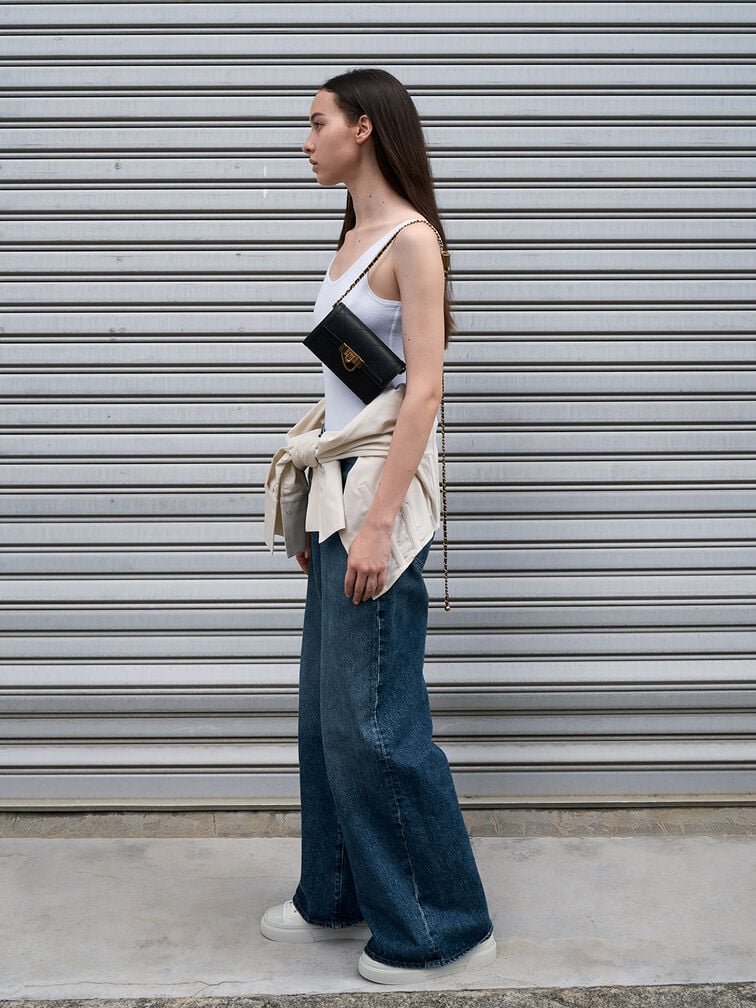 Tallulah Quilted Clutch Bag