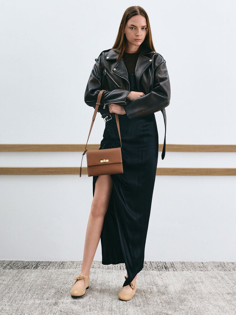 Chance Turn-Lock Crossbody Bag