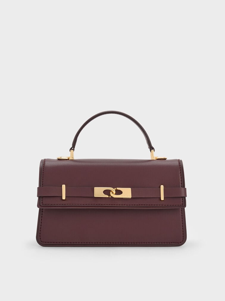 Arlet Belted Top Handle Bag