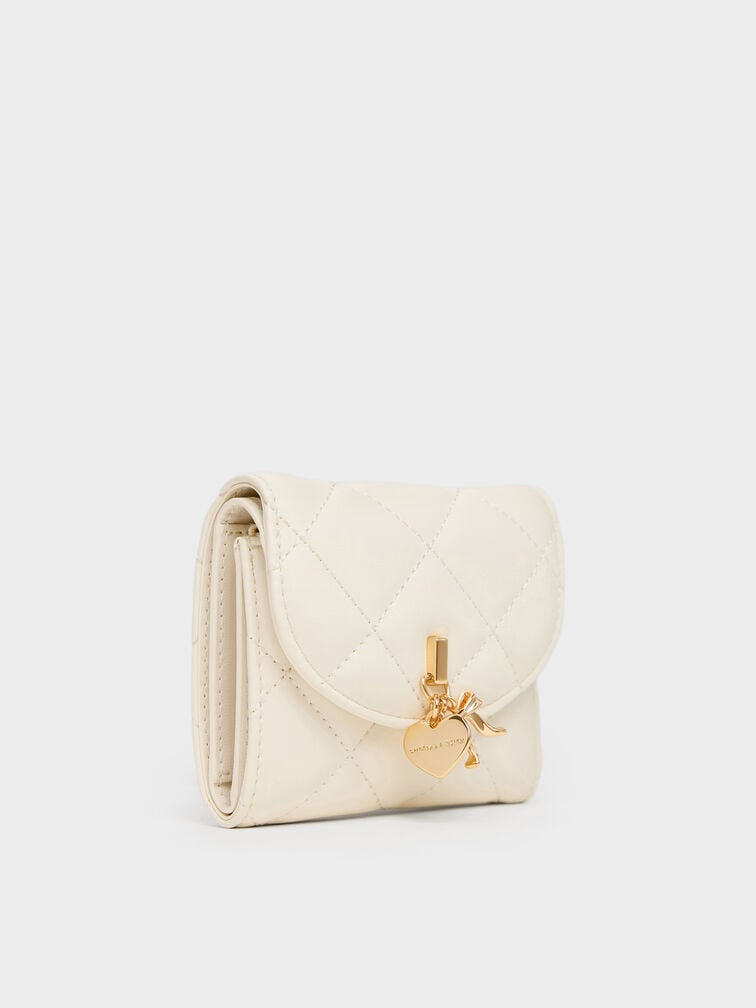 Arrietty Quilted Curved-Flap Wallet