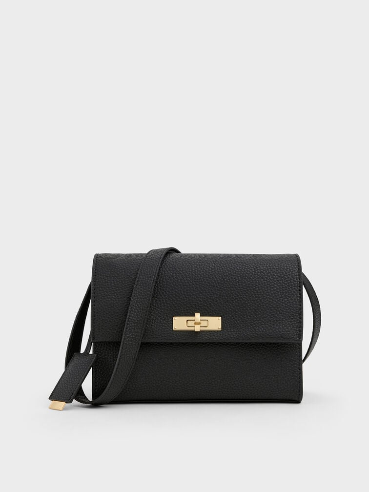 Chance Turn-Lock Crossbody Bag
