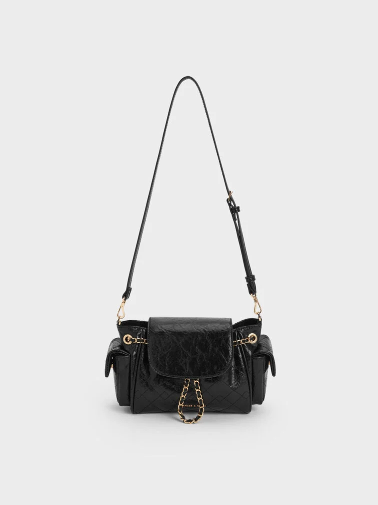 Duo Quilted Two-Way Front Flap Backpack