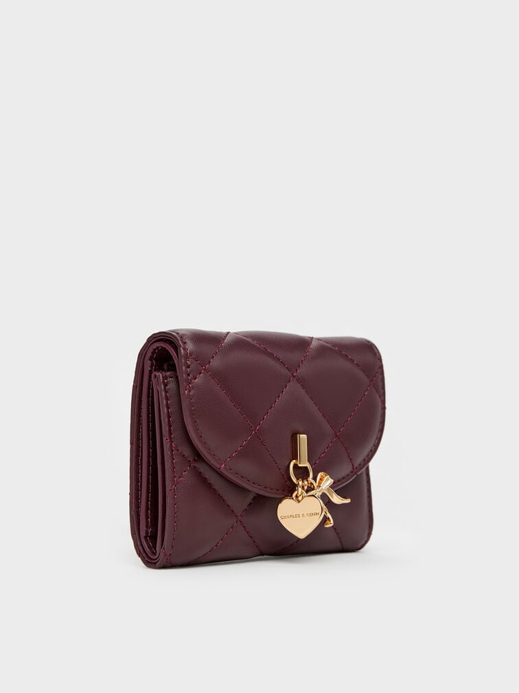 Arrietty Quilted Curved-Flap Wallet