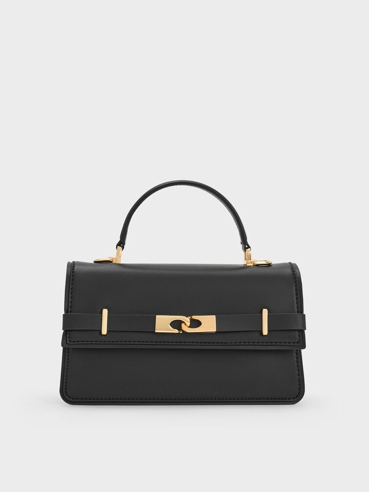 Arlet Belted Top Handle Bag