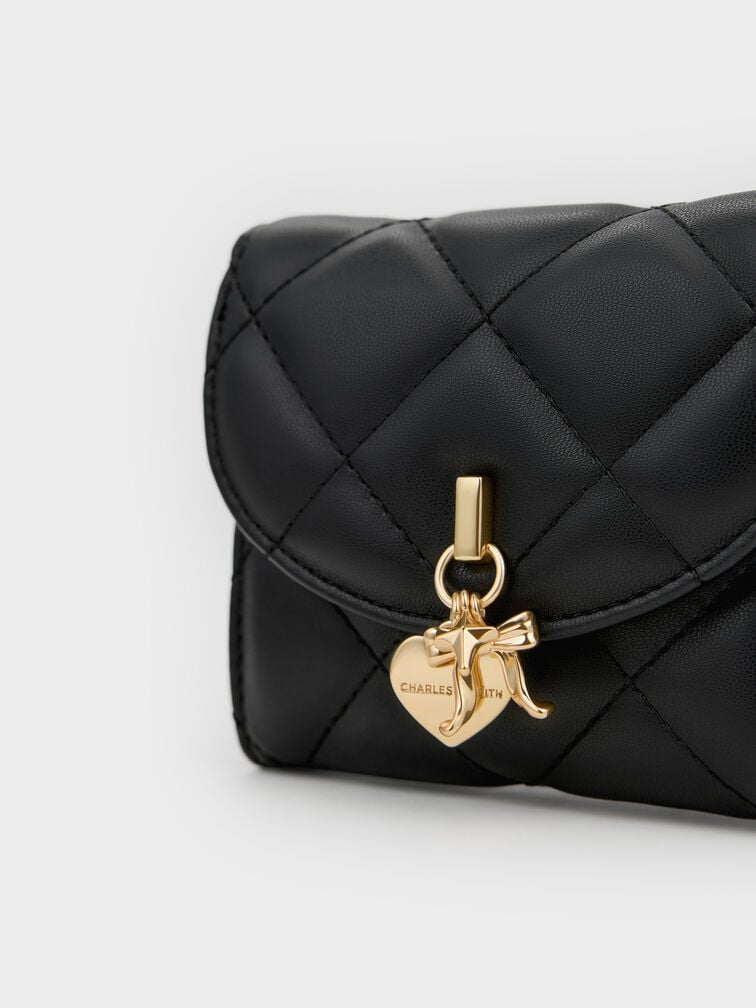 Arrietty Quilted Curved-Flap Wallet
