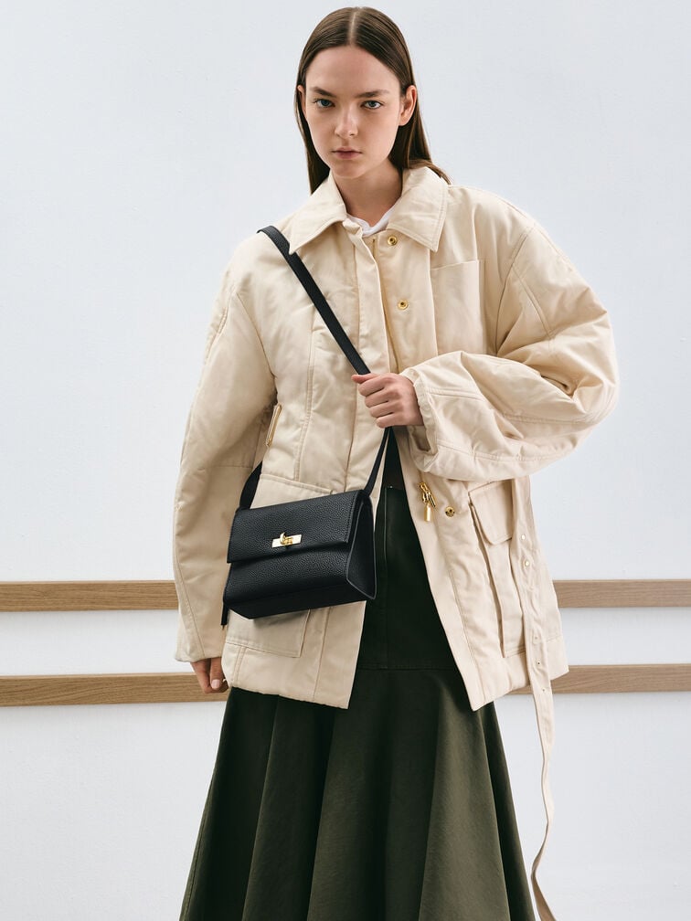 Chance Turn-Lock Crossbody Bag