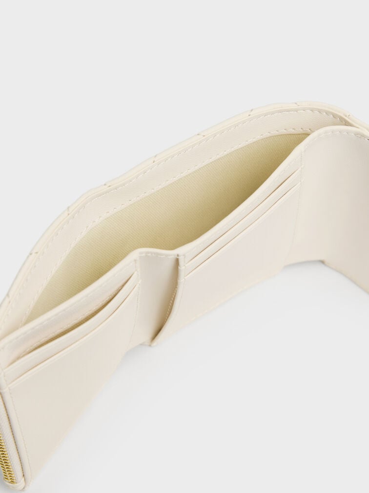 Arrietty Quilted Curved-Flap Wallet