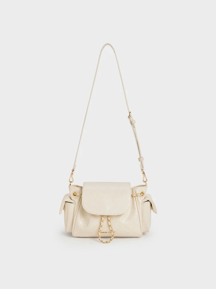 Duo Quilted Two-Way Front Flap Backpack