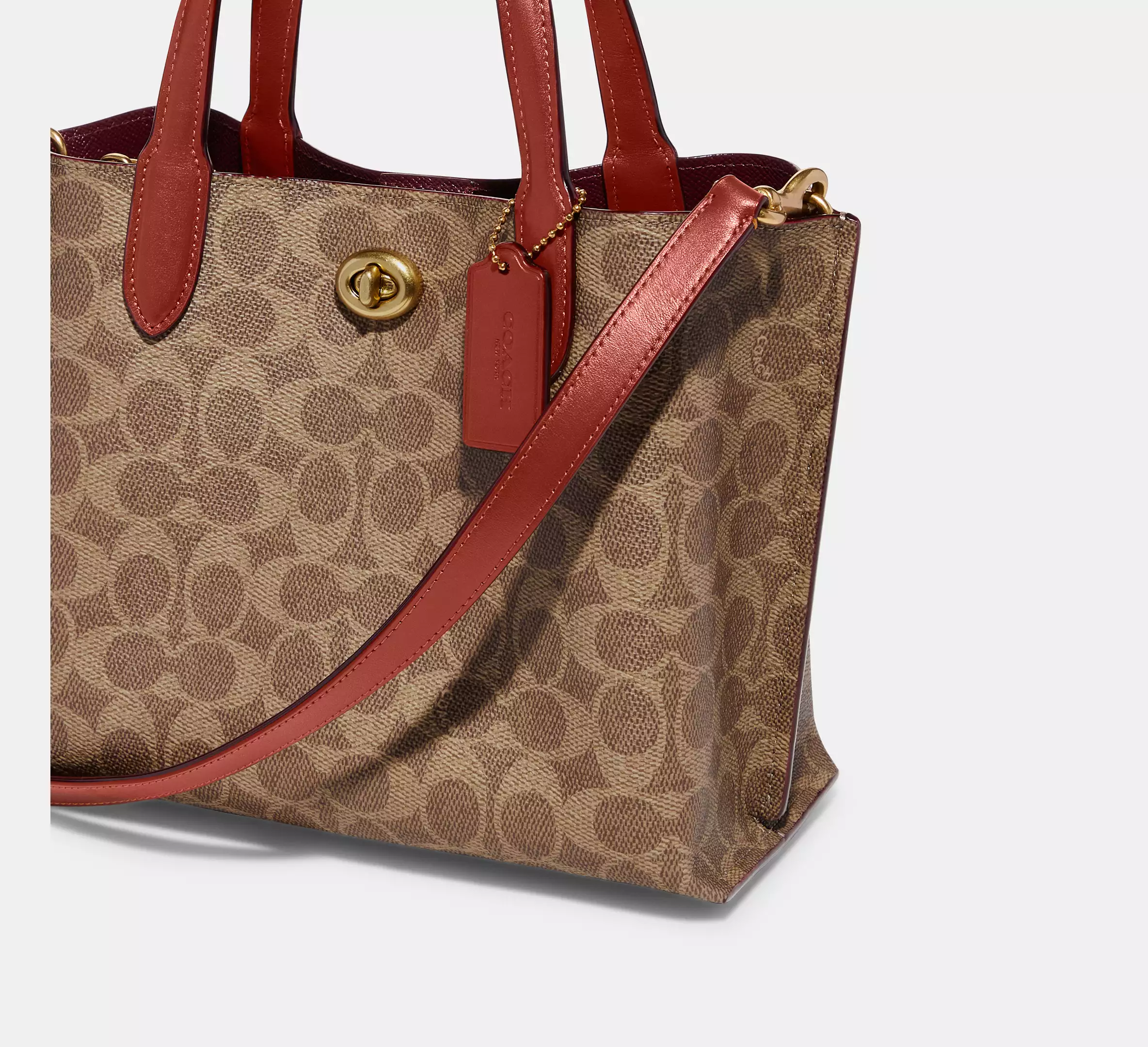 Willow Tote Bag 24 In Signature Canvas