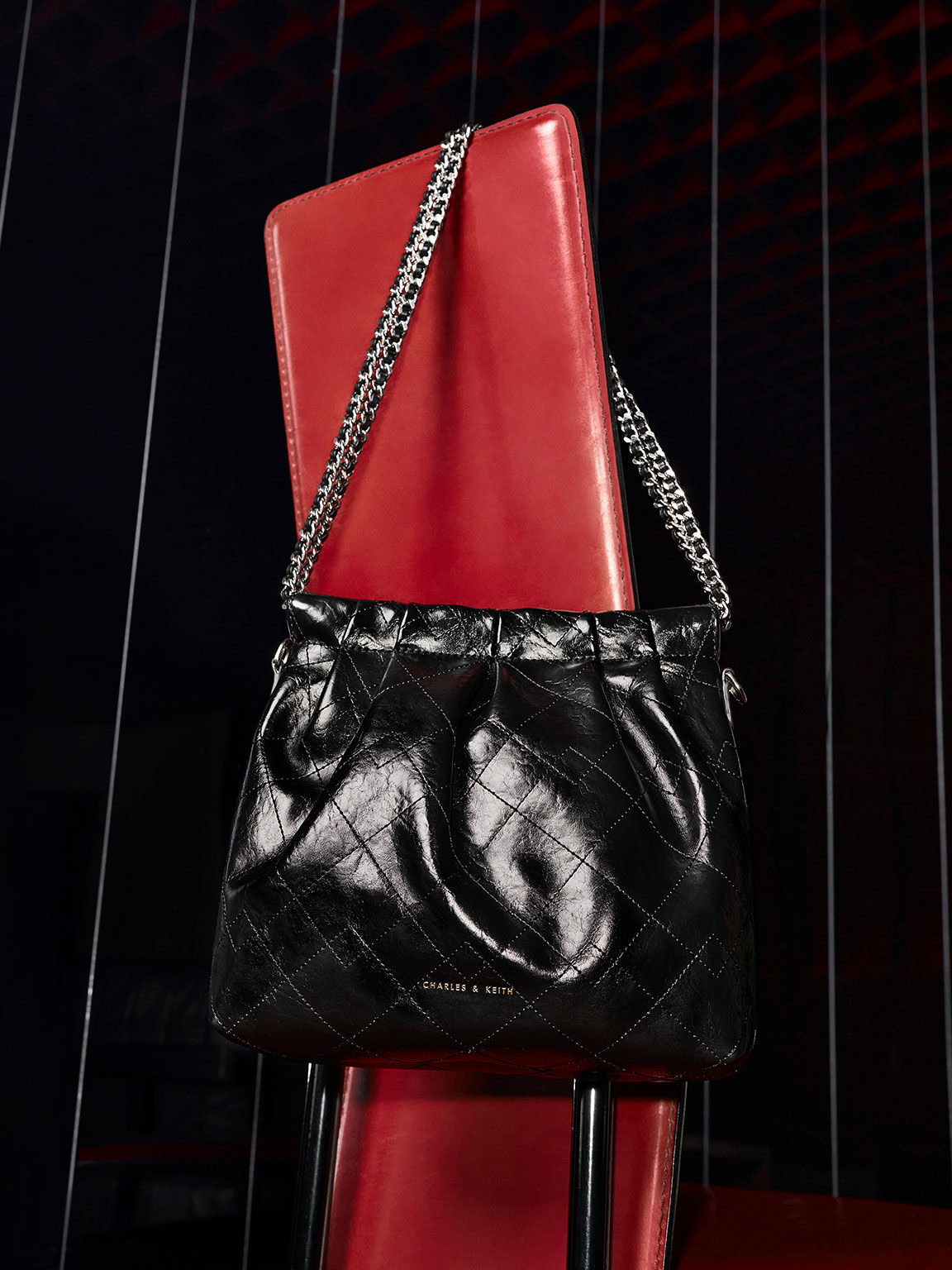 Duo Double Chain Square Bag