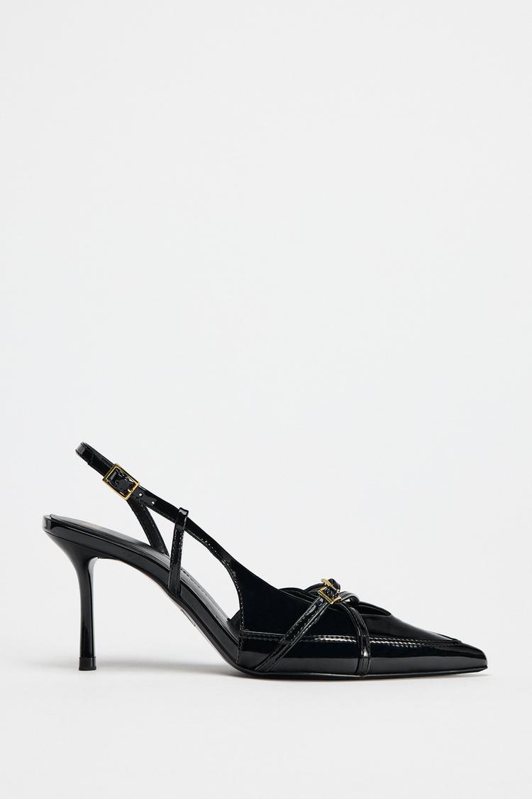 BUCKLE STRAP HEELS
