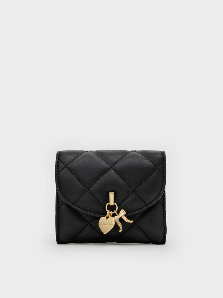 Arrietty Quilted Curved-Flap Wallet