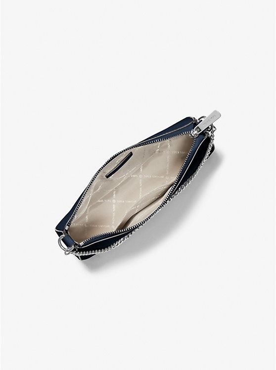 Túi đeo chéo da Saffiano cỡ trung Jet Set