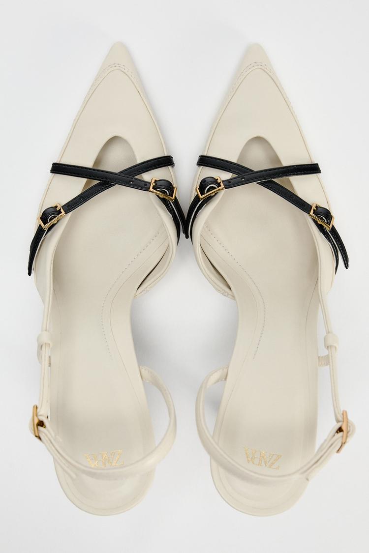 BUCKLE STRAP HEELS