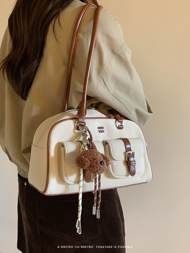 Túi xách nữ Nanfeng Chio2nd retro màu be