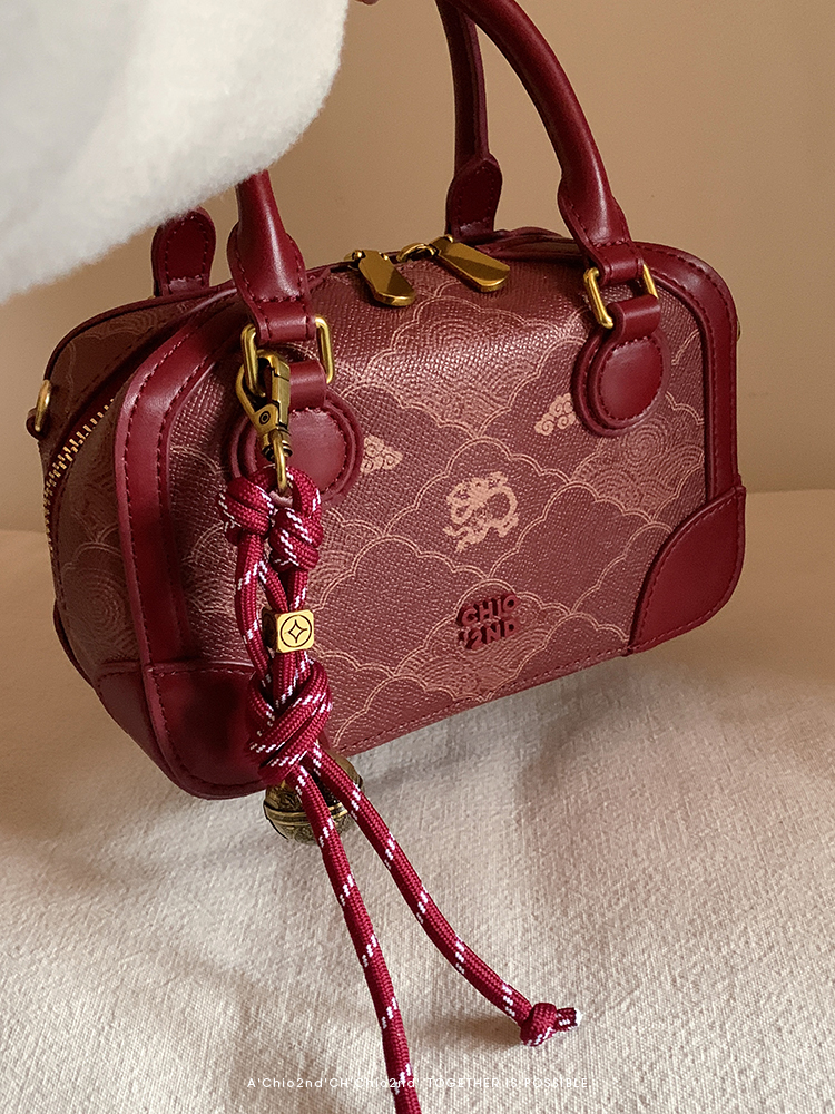chio2nd Forbidden City Culture Series Flower Cloud Shadow Pillow Bag