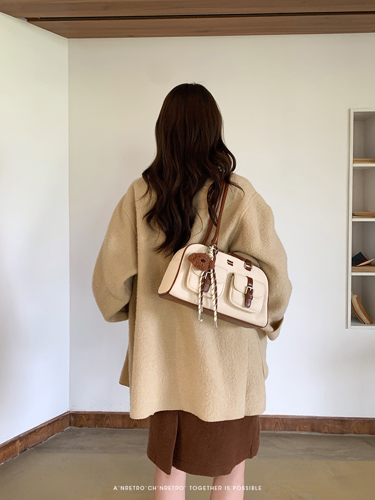 Túi xách nữ Nanfeng Chio2nd retro màu be