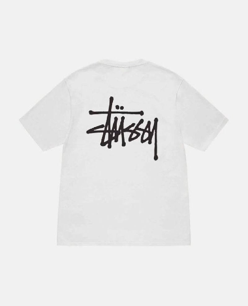 BASIC STUSSY TEE PIGMENT DYED
