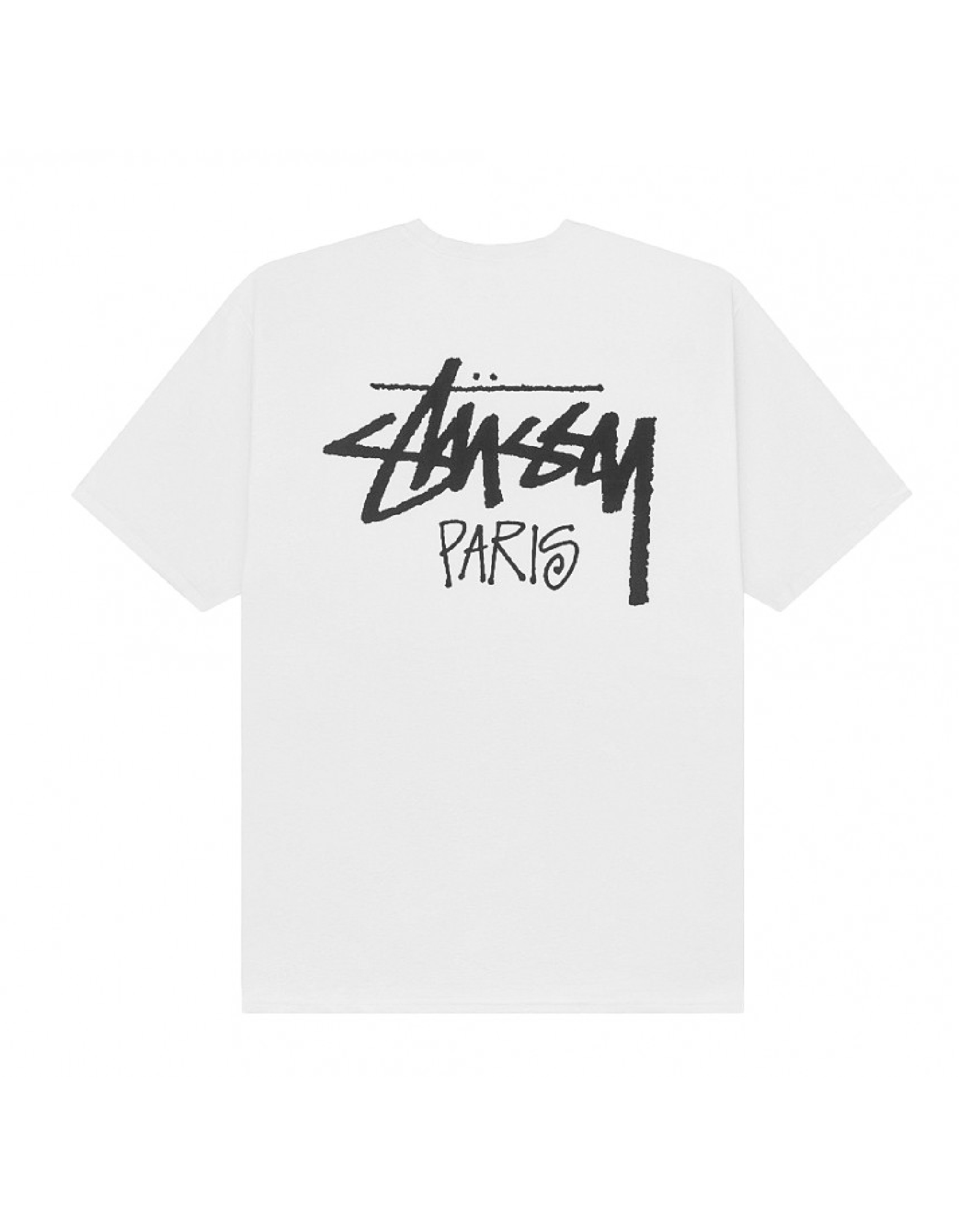 Stussy Stock Paris Tee Black
