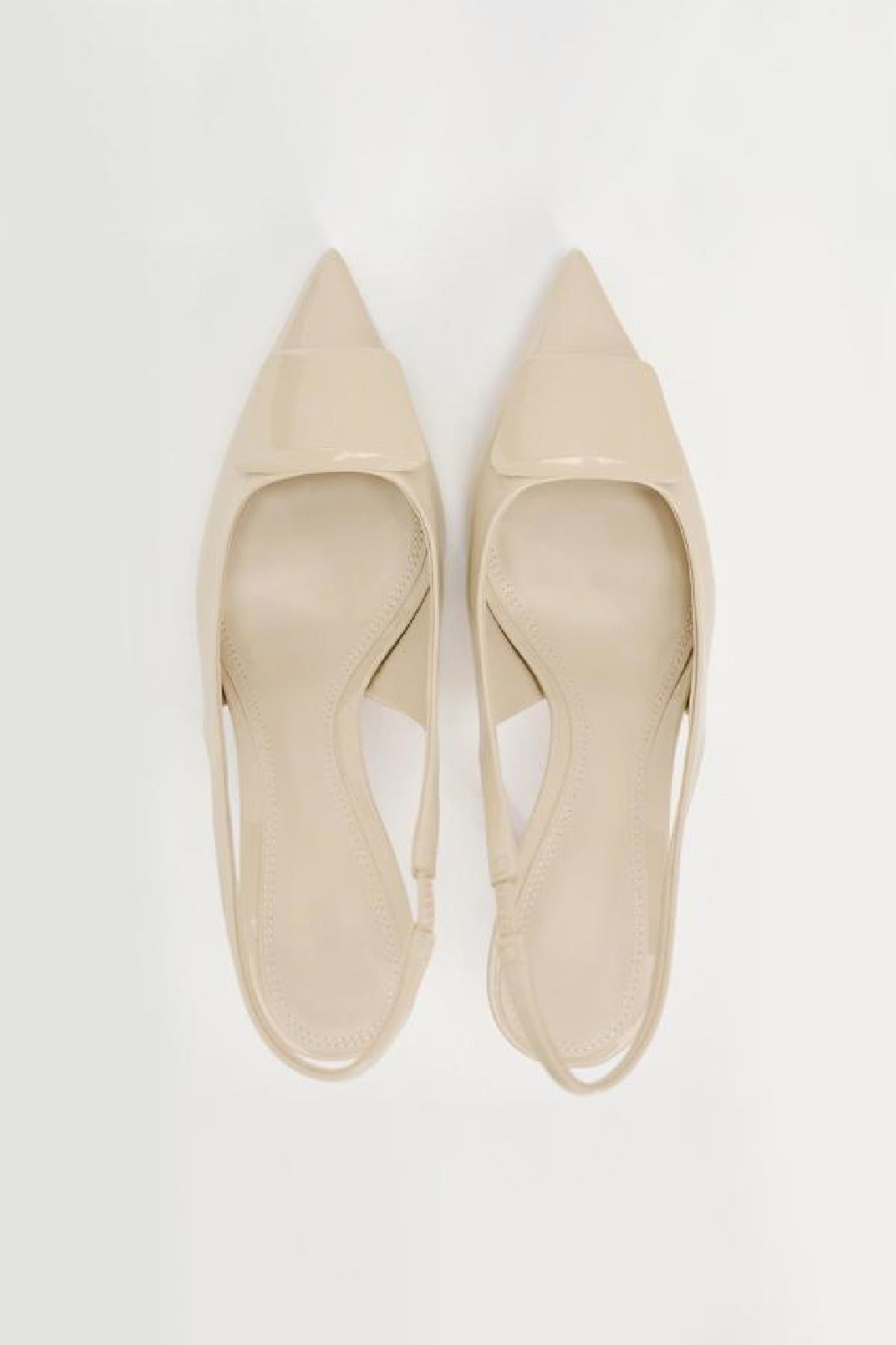 SLINGBACKS WITH HEEL DETAIL