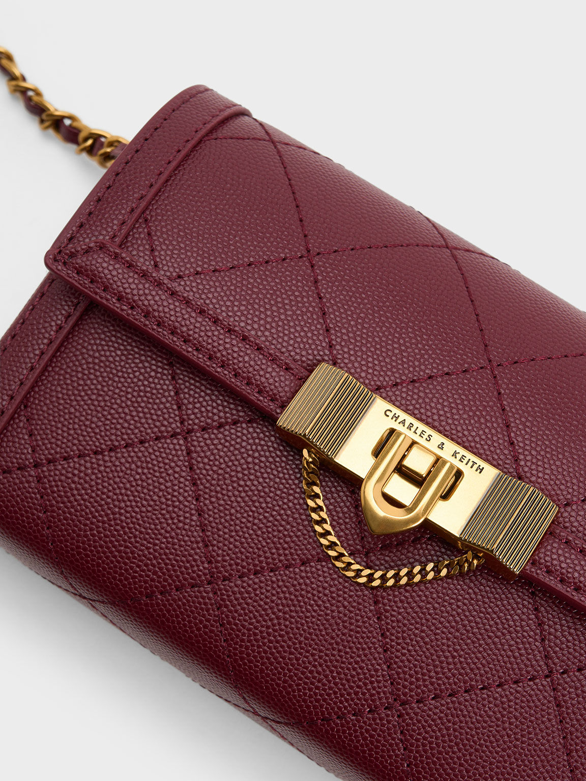 Tallulah Quilted Clutch Bag
